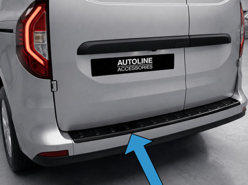 Gloss Black Rear Bumper Protector Guard To Fit Renault Kangoo (2022+)