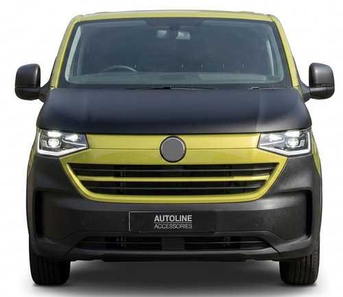For VW T7 Transporter (2025+): Black Full Bonnet Bra Protector Guard