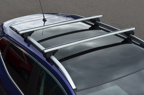 Cross Bars For Roof Rails To Fit Fiat Panda (2003-11) 75KG Lockable