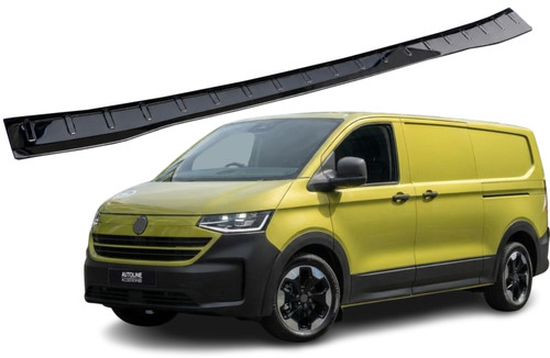 For VW T7 Transporter (2025+): Black Chrome Rear Bumper Protector Guard