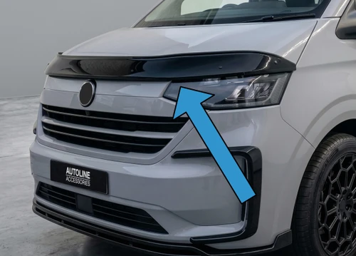Rigid Bonnet Protector Guard Wind Deflector To Fit VW T7 Transporter (2025+)