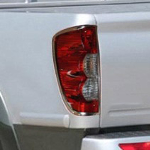 Chrome Rear Tail Light Surrounds Trim Covers Set To Fit Great Wall Steed (06+)