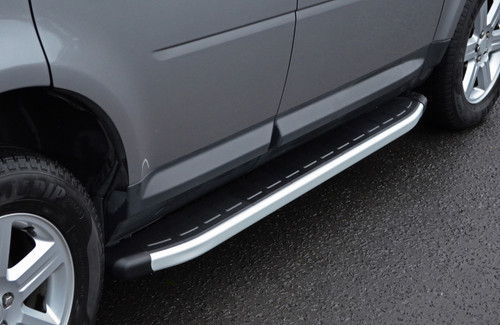 Aluminium Side Steps Bars Running Boards To Fit Land Rover Freelander 2 (06-14)