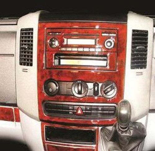 Walnut Finish Dash Trim Kit To Fit RHD Mercedes-Benz Sprinter W906 (2006+)