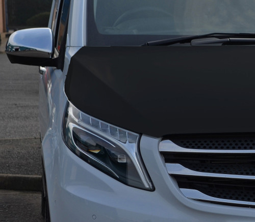 Black Front Bonnet Bra / Protector To Fit Mercedes-Benz Vito W447 (2015+)