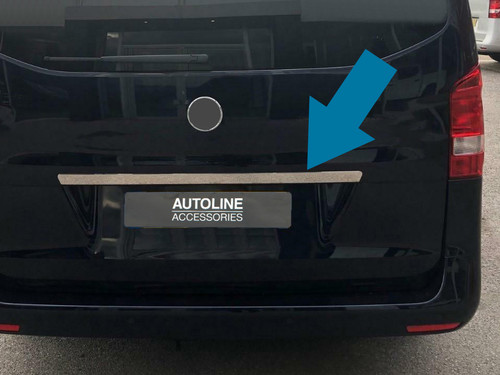 Chrome Rear Door Handle Cover Tailgate Grab Trim To Fit Mercedes-Benz Vito 15+