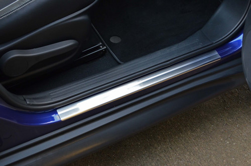 Chrome Door Sill Trim Covers Scuff Protectors Set To Fit Nissan Juke (2010+)