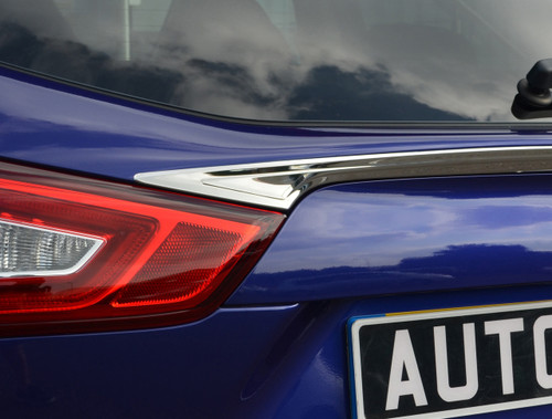 Chrome Rear Door Handle Cover Tailgate Grab Trim To Fit Nissan Qashqai (2014+)