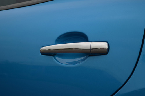 Chrome Door Handle Trim Set Covers To Fit Peugeot 207 4dr (2006-12)
