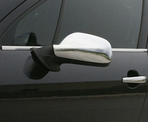 Chrome Wing Mirror Trim Set Covers To Fit Peugeot 307 (2001-08)