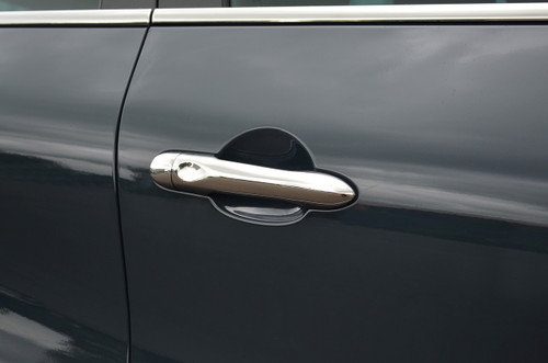 Chrome Front Door Handle Covers W/O Keyless Entry To Fit Renault Clio IV 12+