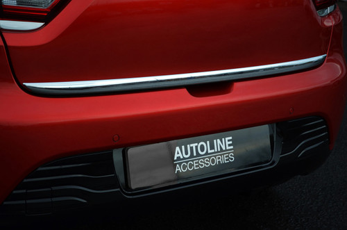 Chrome Rear Door Tailgate Trim Strip Cover To Fit Renault Clio IV (2012+)