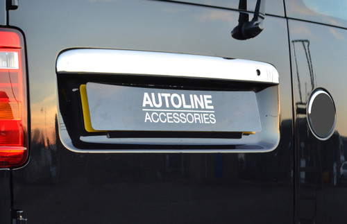 Chrome Rear Barn Door Handle Cover Tailgate Trim To Fit Volkswagen Caddy 04-15
