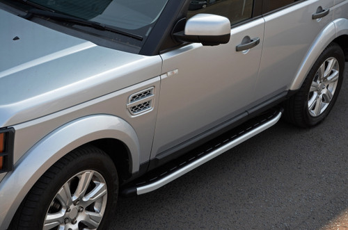 Alu Side Steps Bars Running Boards To Fit Land Rover Discovery 3 / 4 ...
