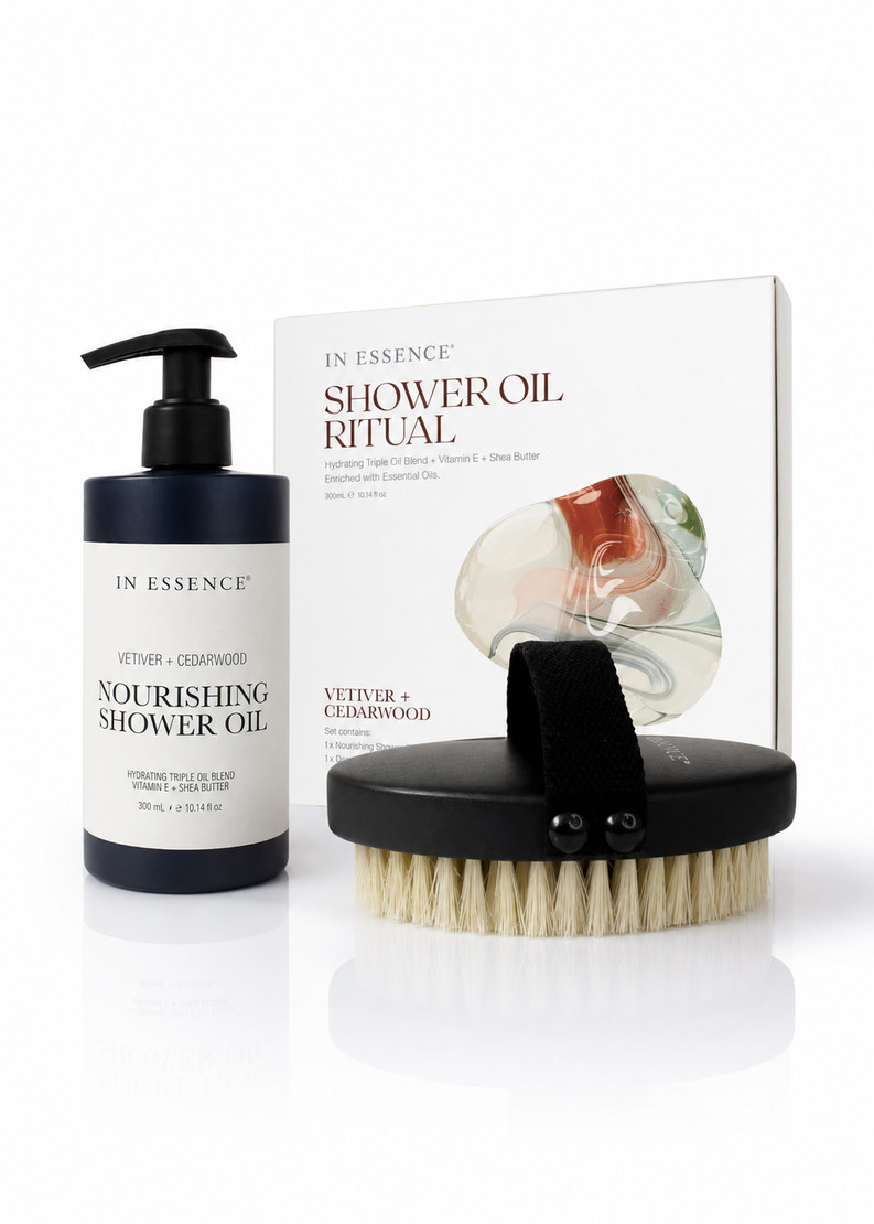 Vetiver + Cedarwood Nourishing Shower Oil Ritual