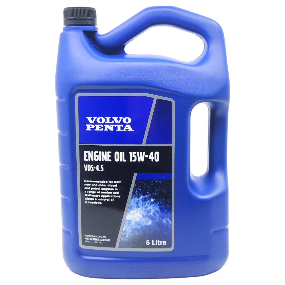 23039848 - Genuine Volvo Engine Oil VDS 4.5 15w40 5L - All Marine