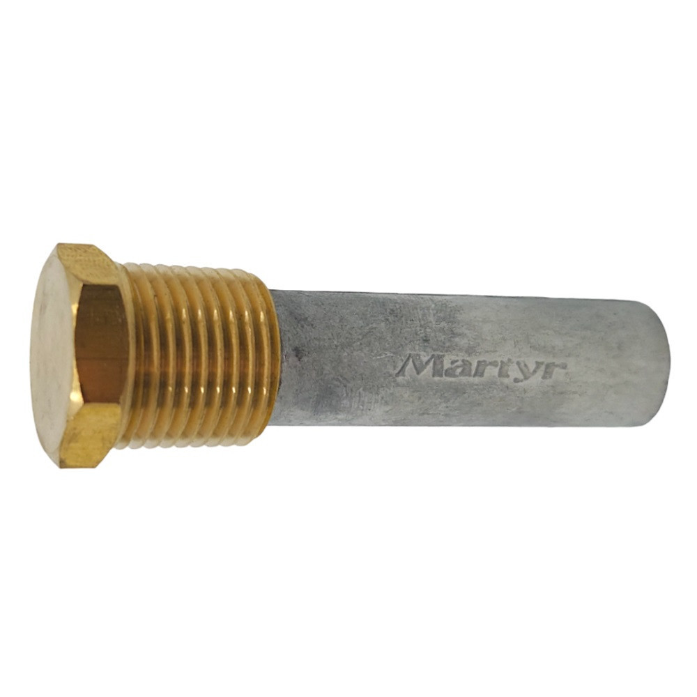 CM9-36 - 1/2 Zinc Pencil Anode With Plug - All Marine Spares Pty Ltd