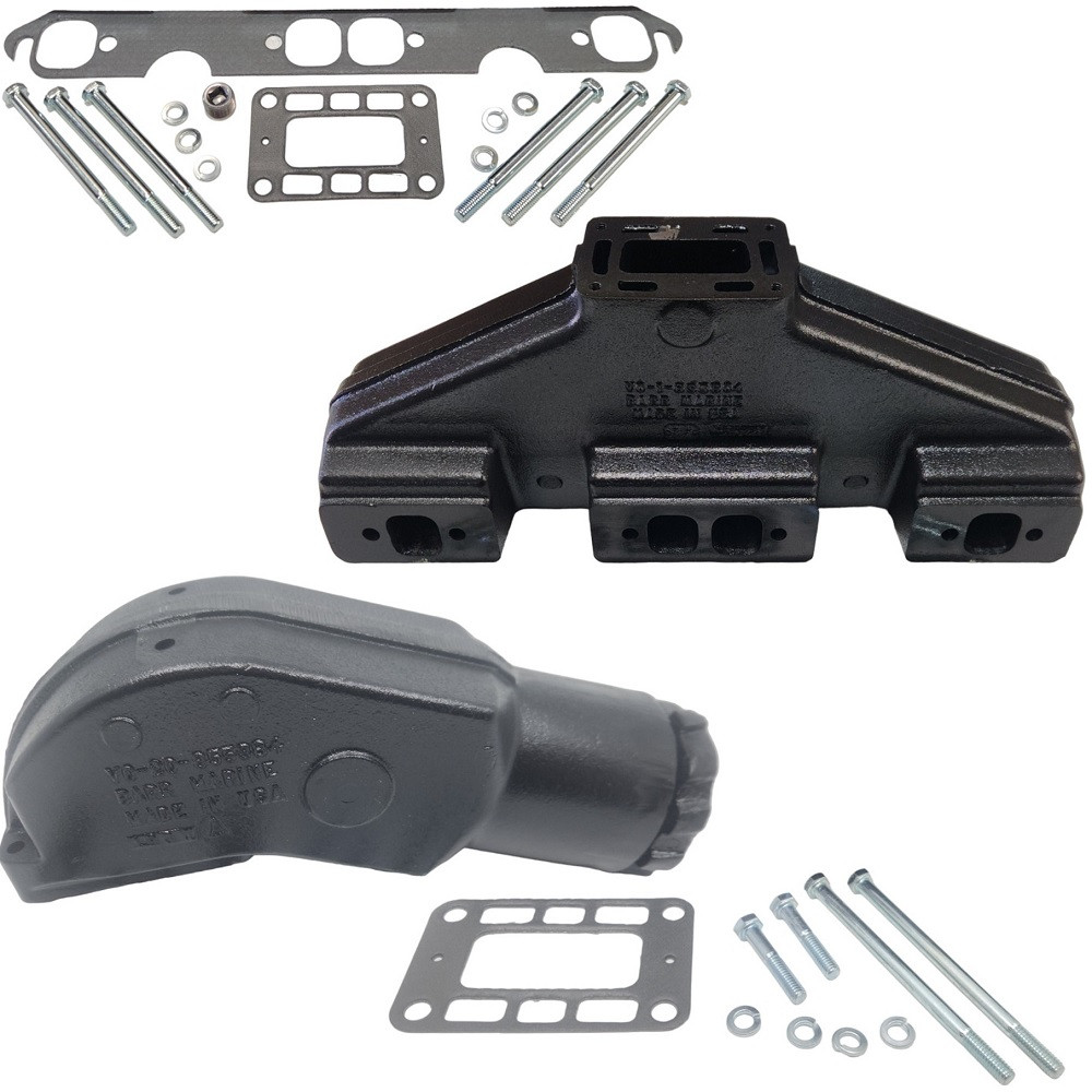 Volvo Penta V8 BARR Manifold and Riser