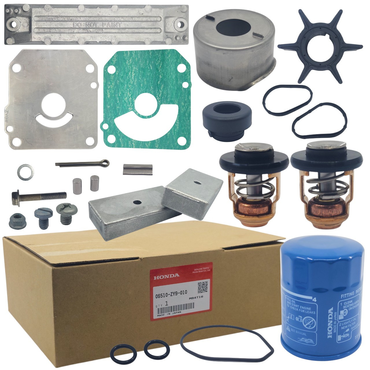 06510-ZY9-010 - Genuine Honda 200 Hour BF75-100 Service Kit - All