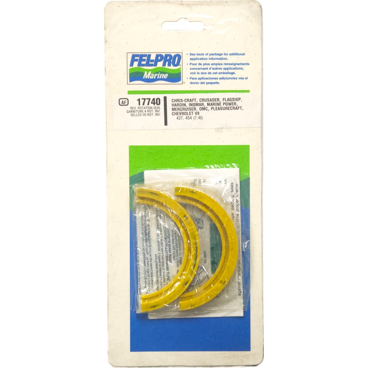 17740 - GM V8 Big Block Reverse Rotation Rear Main Seal - All Marine ...