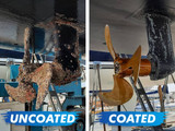 Coated vs Un-Coated Propeller 