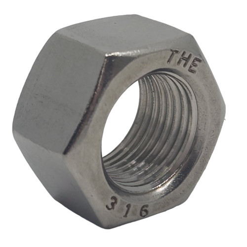 05-05-510-SN - Gear Nut 5/8 Unc Stainless Nyloc Nut