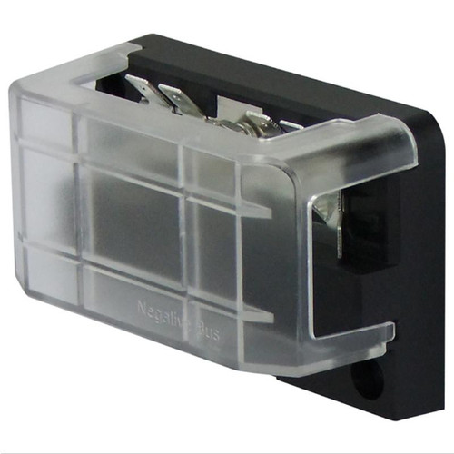 Relaxn Bus Bar Fuse Box with Clear Cover 12-32V 12 Way Negative Quick Connect