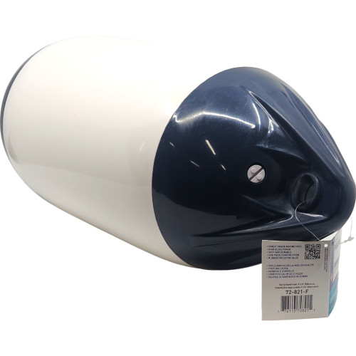 DE-72-821-F - Premium White Boat Fender 22 x 61cm