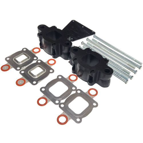 GLM Mercruiser V6 V8 3 Inch Dry Joint Spacer Kit Manifold Riser Elbow 864929A1
