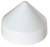 DE91801F - Piling Caps White 25.4cm Conical