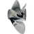 Evinrude 90-300HP Rubex L3 Stainless Steel LH Propeller (11 Pitch Options)