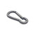555B00PP0KK - Kong Stainless Steel Carabiner Straight Gate