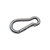 555B00PP0KK - Kong Stainless Steel Carabiner Straight Gate