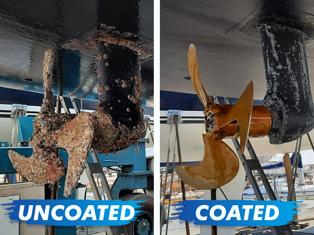 Coated vs UnCoated Propeller All Marine Spares Pty Ltd