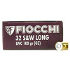 Fiocchi Wadcutter 32 S&W Long 100 Grain LWC 50 Round Centerfire Handgun Ammo