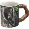 Wild Wings Cubby Hole Black Bear Sculpted Mug