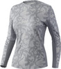 Huk Women's Icon X Running Lakes Overcast Grey Long Sleeve