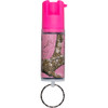 Sabre Keychain Pepper Spray Pink Realtree Edge with Key Ring