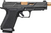 Shadow Systems MR920L Elite Slide Optic Black 9mm Semi Automatic Pistol with Bronze Threaded Barrel