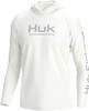 Huk Vented Pursuit White Hoodie