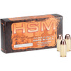 HSM Training Handgun Ammunition 9mm Luger Plate Flat Point 147 gr. 50 rd.