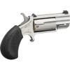 NAA Pug Revolver 22 WMR Stainless/Black Ported 1 in 5 rd. XS White