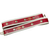 Angel Quiver Belt Red w/White Trim Long