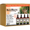 Buck Baits Starter Kit Doe/Doe in Heat/ Buck/ Earth Cover 3 oz. ea.