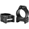 Warne Maxima Vertical PA Scope Rings Matte Black 1 in. Low