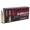 Fort Scott Munitions Rifle Ammo 5.56 NATO 62 gr. TUI Brass 20 rd.