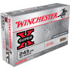 Winchester Super-X Rifle Ammo 243 Win 80 gr. Pointed Soft Point 20 rd.