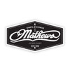 Mathews 5" Black Hexagonal Decal