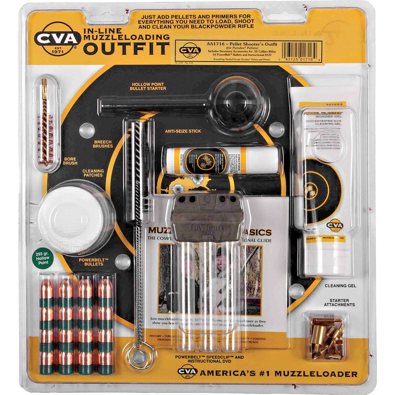CVA Muzzleloading Accessory Outfit 50 Cal Pellet Shooter Kit - Kinsey's  Outdoors