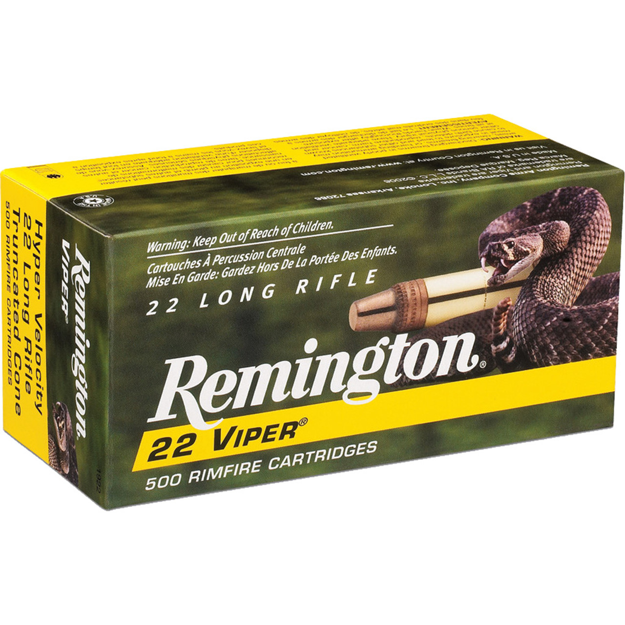 Remington Viper Rimfire Ammo 22 LR 36 gr. Plated TCSB 50 pk.